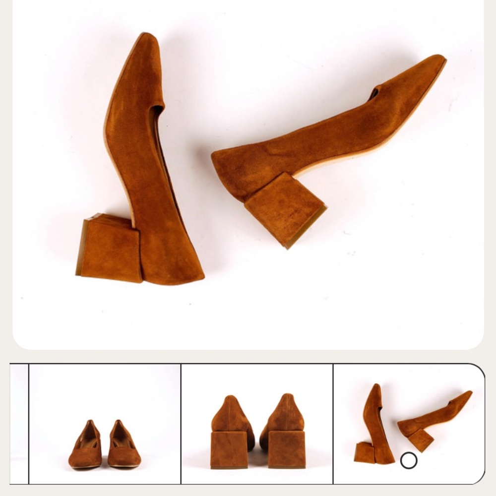 LOQ villa pumps amaretto brown size 39